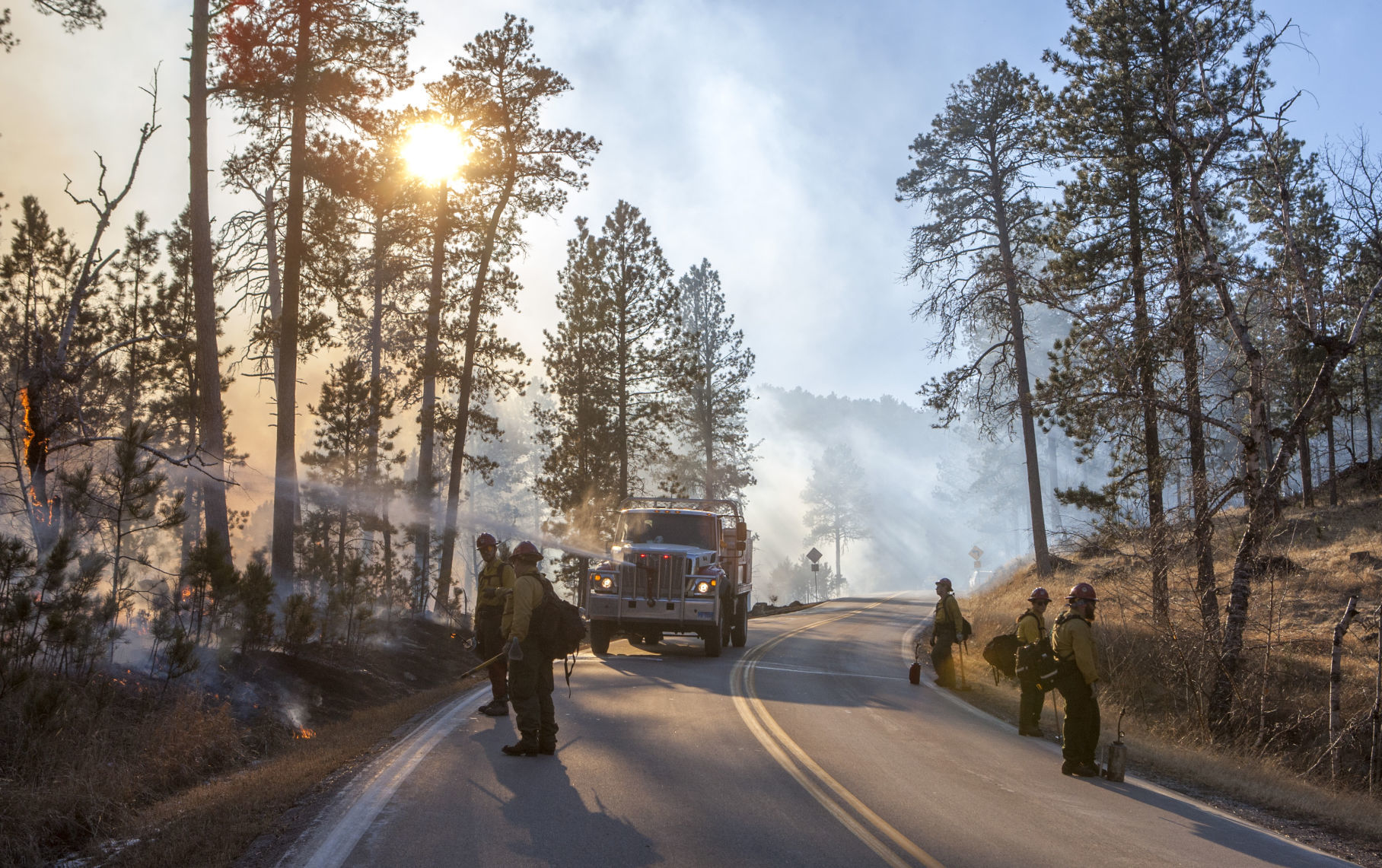 Legion Lake Fire, day two
